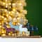 Glitzhome® 18" Galvanized Metal & Wooden Reindeer Table Décor